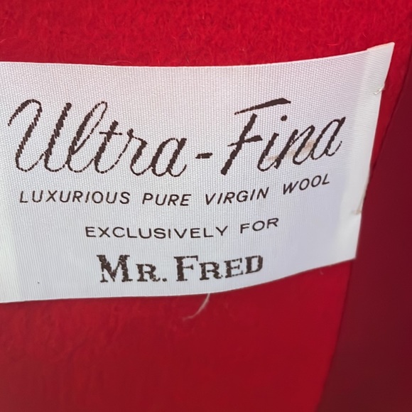 VTG Late 70s Mr Fred Virgin Wool Women’s Full Length Coat Size M Saks Fifth Ave - Picture 9 of 11